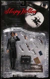 2z223 SLEEPY HOLLOW action figure 1999 Johnny Depp as Ichabod Crane with several accessories!