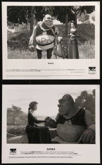 3a885 SHREK 2 8x10 stills 2001 Dreamworks CGI, cool images of him with Princess Fiona!