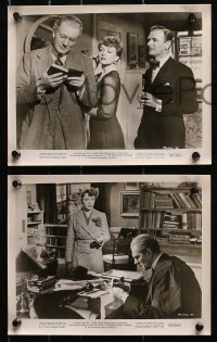 3a727 BROWNING VERSION 4 8x10 stills 1951 teacher Michael Redgrave's wife is cheating on him!