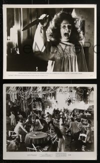 3a649 CARRIE 5 8x10 stills 1976 Stephen King, Sissy Spacek & crazy mother Piper Laurie!