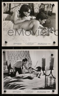 3a782 CHAMPAGNE MURDERS 3 8x10 stills 1967 Claude Chabrol, Anthony Perkins & sexy Stephane Audran!