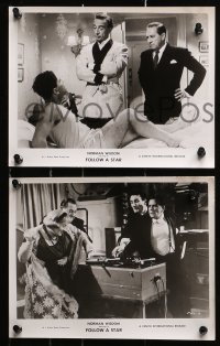 3a155 FOLLOW A STAR 19 8x10 stills 1959 great images of Norman Wisdom, June Laverick, Jerry Desmonde!