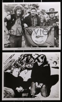 3a525 HELL'S ANGELS '69 7 8x10 stills 1969 art of biker gang in the rumble that rocked Las Vegas!