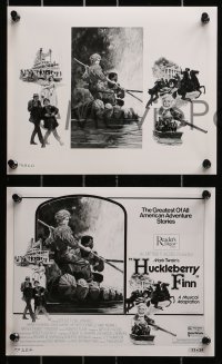 3a105 HUCKLEBERRY FINN 28 8x10 stills 1974 based on the Mark Twain classic, many great images!