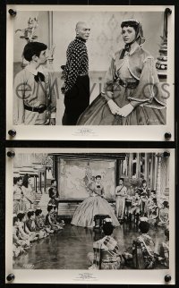 3a809 KING & I 3 8x10 stills 1956 Yul Brynner & Deborah Kerr in Rodgers & Hammerstein's musical!