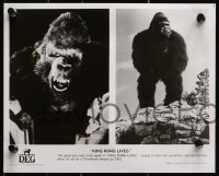 3a746 KING KONG LIVES 4 8x10 stills 1986 Brian Kerwin, Linda Hamilton, images of the huge ape!