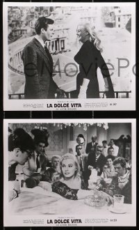 3a810 LA DOLCE VITA 3 8x10 stills 1961 Federico Fellini, Anouk Aimee, Marcello Mastroianni!