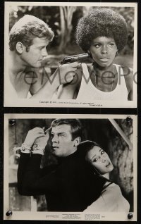 3a818 LIVE & LET DIE 3 8x10 stills 1973 Roger Moore as Ian Fleming's James Bond, Jane Seymour!