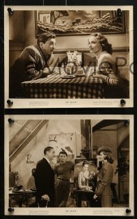 3a394 LOCKET 9 8x10 stills 1946 Robert Mitchum film noir, pretty Laraine Day and Ricardo Cortez!