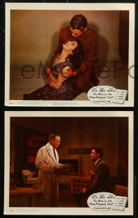 3a010 MAN IN THE GRAY FLANNEL SUIT 9 color 8x10 stills 1956 Gregory Peck, Jennifer Jones, March, Pavan!