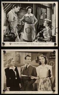 3a679 MARY WICKES 5 8x10 stills 1940s-1960s with Abbott and Costello, Finch, Dickinson, Wyman!