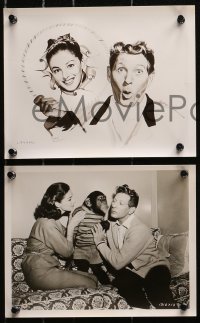 3a315 MERRY ANDREW 11 8x10 stills 1958 great images of Danny Kaye & Pier Angeli!