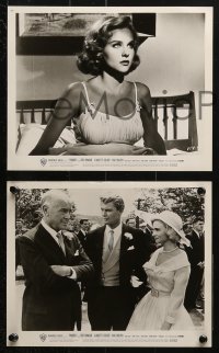 3a401 PARRISH 9 from 8x9.75 to 8.25x10.25 stills 1961 Sharon Hugueny, Troy Donahue & director Delmer Daves!