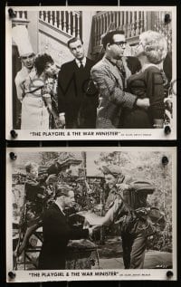 3a188 PLAYGIRL & THE WAR MINISTER 16 8x10 stills 1962 Greenwood, Carmichael, red faces in high places