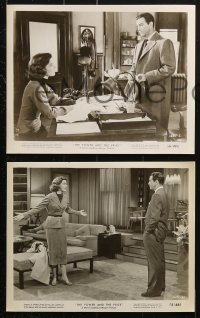 3a404 POWER & THE PRIZE 9 8x10 stills 1956 Robert Taylor, Mary Astor, Burl Ives, Charles Coburn!