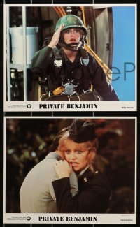 3a035 PRIVATE BENJAMIN 7 8x10 mini LCs 1981 Eileen Brennan, Assante, Goldie Hawn in the army!
