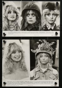 3a551 PRIVATE BENJAMIN 7 from 5.75x9.25 to 7.75x9.5 stills 1981 Eileen Brennan, Assante, Goldie Hawn in the army!