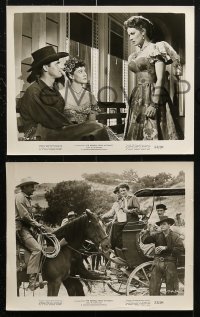 3a405 REDHEAD FROM WYOMING 9 8x10 stills 1953 Maureen O'Hara, Alex Nicol, cowboy western action!