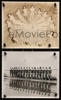 3a483 SAM SNYDER'S WATER FOLLIES 8 from 7.5x9 to 8x10 stills 1940s great images of musical revue!