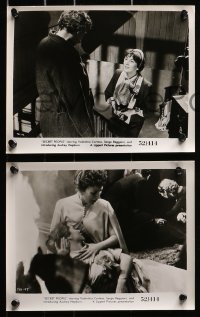 3a412 SECRET PEOPLE 9 8x10 stills 1952 Valentina Cortese, one with a young Audrey Hepburn!