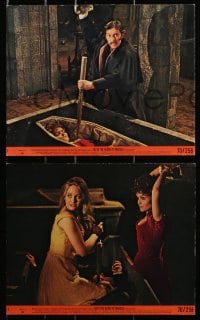 3a069 TASTE THE BLOOD OF DRACULA 3 8x10 mini LCs 1970 Hammer horror, vampire Christopher Lee!