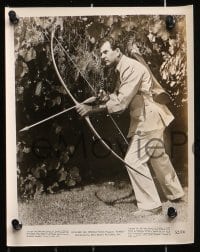 3a142 TEMBO 21 8x10 stills 1952 World's Greatest Archer Howard Hill hunting with bow & arrow!