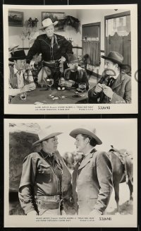 3a489 TEXAS BAD MAN 8 8x10 stills 1953 cool images of cowboy Wayne Morris in western action!