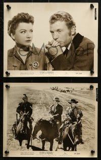3a425 TICKET TO TOMAHAWK 9 8x10 stills 1950 Dan Dailey & Anne Baxter in a heap big funny picture!