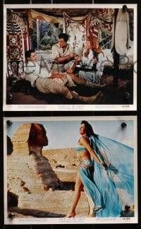 3a046 VALLEY OF THE KINGS 6 color 8x10 stills 1954 great images of Robert Taylor & Eleanor Parker!