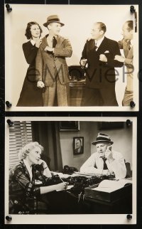 3a498 WALTER WINCHELL 8 8x10 stills 1930s-1960s the actor with Ann Blythe and many more!