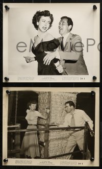 3a365 WOMAN IN HIDING 10 8x10 stills 1950 Ida Lupino is on the run from crazy husband McNally!