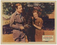 3b354 AMATEUR DADDY LC 1932 close up of Warner Baxter & happy Marion Nixon with donkey!