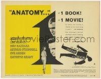 3b037 ANATOMY OF A MURDER style A TC 1959 Otto Preminger, James Stewart, Lee Remick, Saul Bass art!