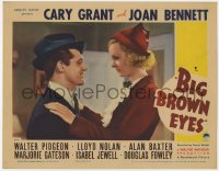 3b360 BIG BROWN EYES LC 1936 romantic close up of Cary Grant & Joan Bennett, ultra rare!
