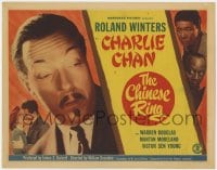 3b078 CHINESE RING TC 1948 great close up of Asian detective Roland Winters, Mantan & Sen Young!