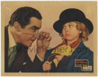 3b398 CURLY TOP LC 1935 cute Shirley Temple tries to fool John Boles with her clever disguise!