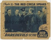 3b404 DAREDEVILS OF THE RED CIRCLE chapter 11 LC 1939 Charles Quigley serial, The Red Circle Speaks!