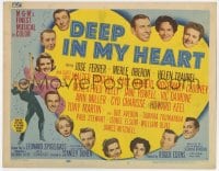 3b104 DEEP IN MY HEART TC 1954 MGM's finest all-star musical, Jose Ferrer, Merle Oberon!