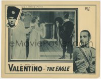 3b424 EAGLE LC R1937 Vilma Banky aims a pistol at Ruldolph Valentino dressed as masked avenger!