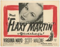 3b130 FLAXY MARTIN TC 1949 sexy Virginia Mayo is a bad girl with a heart of ice!