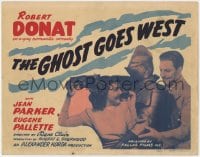 3b138 GHOST GOES WEST TC R1940s Robert Donat in a gay romantic comedy, directed by Rene Clair!