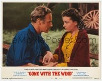 3b457 GONE WITH THE WIND LC #6 R1968 Leslie Howard becomes a victim to Vivien Leigh's charms!