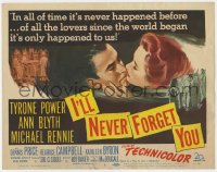 3b179 I'LL NEVER FORGET YOU TC 1951 art of scientist Tyrone Power, who invents a time machine!