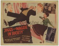 3b191 JIGGS & MAGGIE IN SOCIETY TC 1948 George McManus art, Joe Yule with cigar & Renie Riano!
