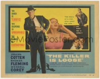 3b197 KILLER IS LOOSE TC 1956 Budd Boetticher, Joseph Cotten uses sexy Rhonda Fleming as bait!