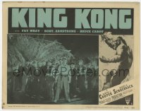 3b006 KING KONG LC #1 R1952 Robert Armstrong, Bruce Cabot & the crew face down natives!