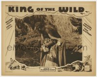 3b491 KING OF THE WILD chapter 6 LC 1931 great c/u of the ape man attacking guy, Creeping Doom!
