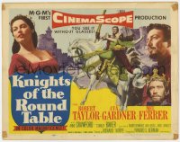 3b200 KNIGHTS OF THE ROUND TABLE TC 1954 Robert Taylor as Lancelot, sexy Ava Gardner as Guinevere!