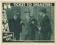 3b509 MASTER KEY chapter 3 LC 1945 nazi with gun on Milburn Stone & Dennis Moore, Ticket to Disaster