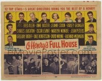 3b238 O HENRY'S FULL HOUSE TC 1952 young Marilyn Monroe, Fred Allen, Anne Baxter, Jeanne Crain!